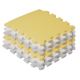 KINDERKRAFT - Puzzle de espuma LUNO 30 piezas gris/amarillo