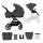 KINDERKRAFT SELECT - Cochecito combinado 2en1 YOXI Moonlight gris