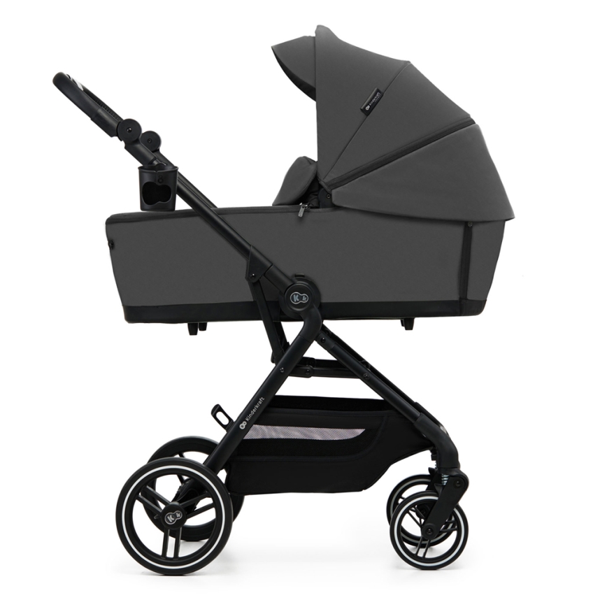 KINDERKRAFT SELECT - Cochecito combinado 2en1 YOXI Moonlight gris