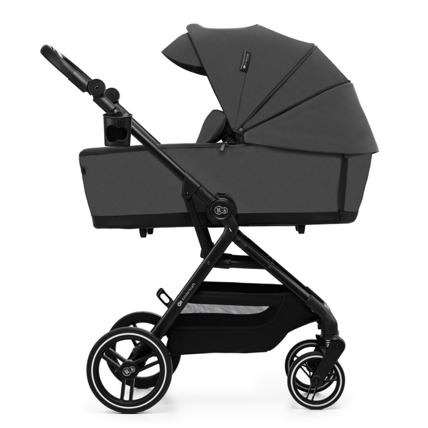 KINDERKRAFT SELECT - Cochecito combinado 2en1 YOXI Moonlight gris