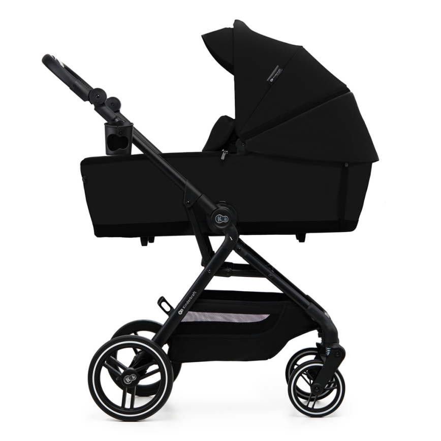 KINDERKRAFT SELECT - Cochecito combinado 2en1 YOXI Pure negro