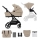 KINDERKRAFT SELECT - Cochecito combinado 2en1 YOXI Sand beige