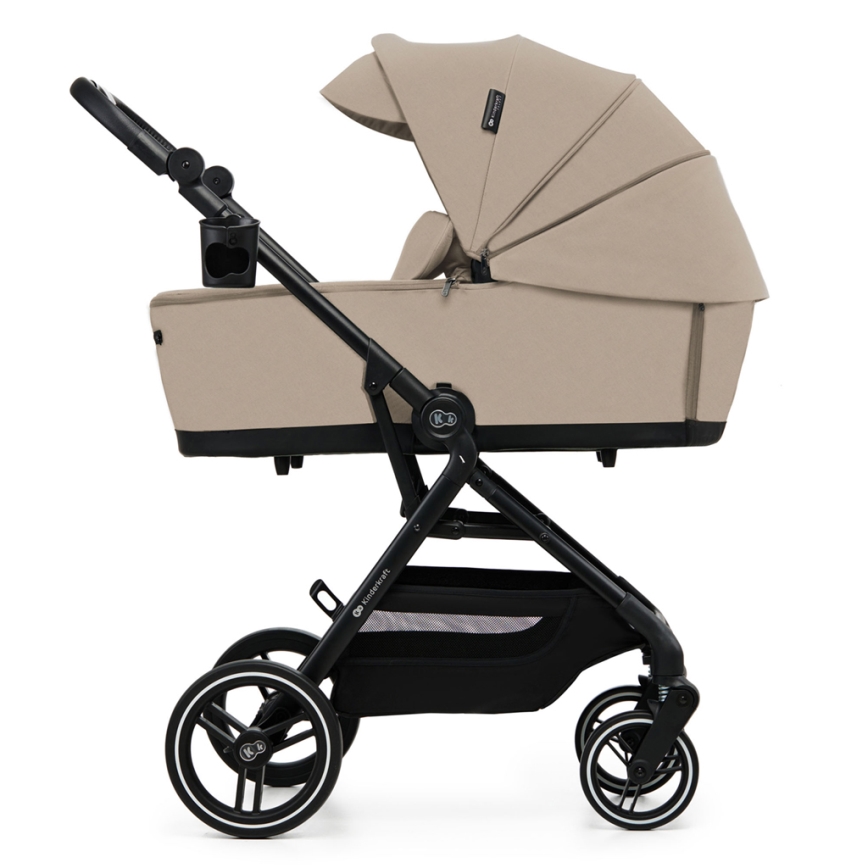 KINDERKRAFT SELECT - Cochecito combinado 2en1 YOXI Sand beige