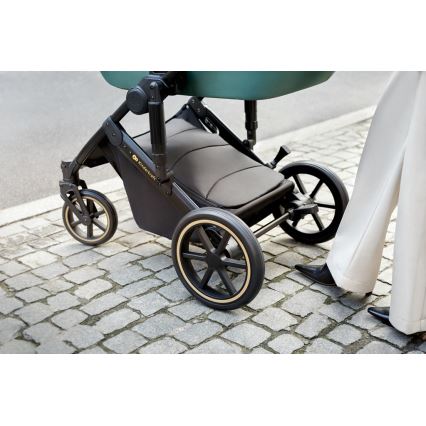 KINDERKRAFT SELECT - Cochecito combinado 3en1 PRIME 2 Premium Dark verde + silla de coche