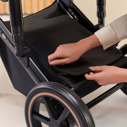 KINDERKRAFT SELECT - Cochecito combinado 3en1 PRIME 2 Premium Dark verde + silla de coche
