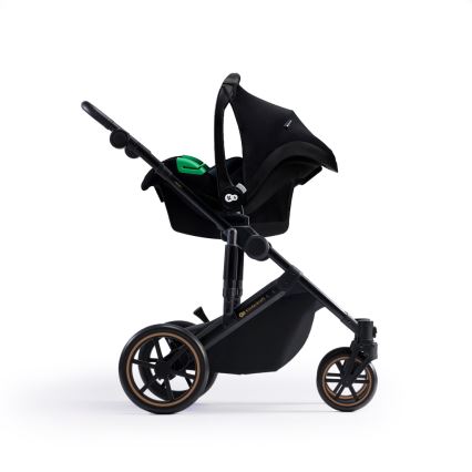 KINDERKRAFT SELECT - Cochecito combinado 3en1 PRIME 2 Premium Dark verde + silla de coche