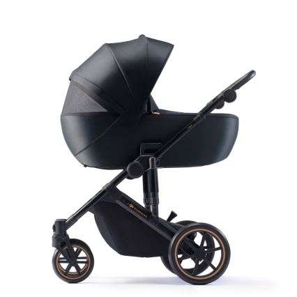 KINDERKRAFT SELECT - Cochecito combinado 3en1 PRIME 2 Premium Venezian negro + silla de coche