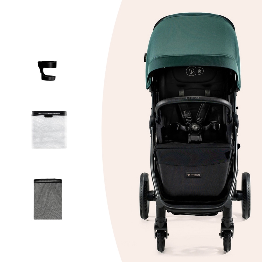 KINDERKRAFT SELECT - Cochecito MITZY Jade Verde