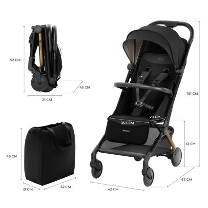KINDERKRAFT SELECT - Cochecito PILOT 2 negro