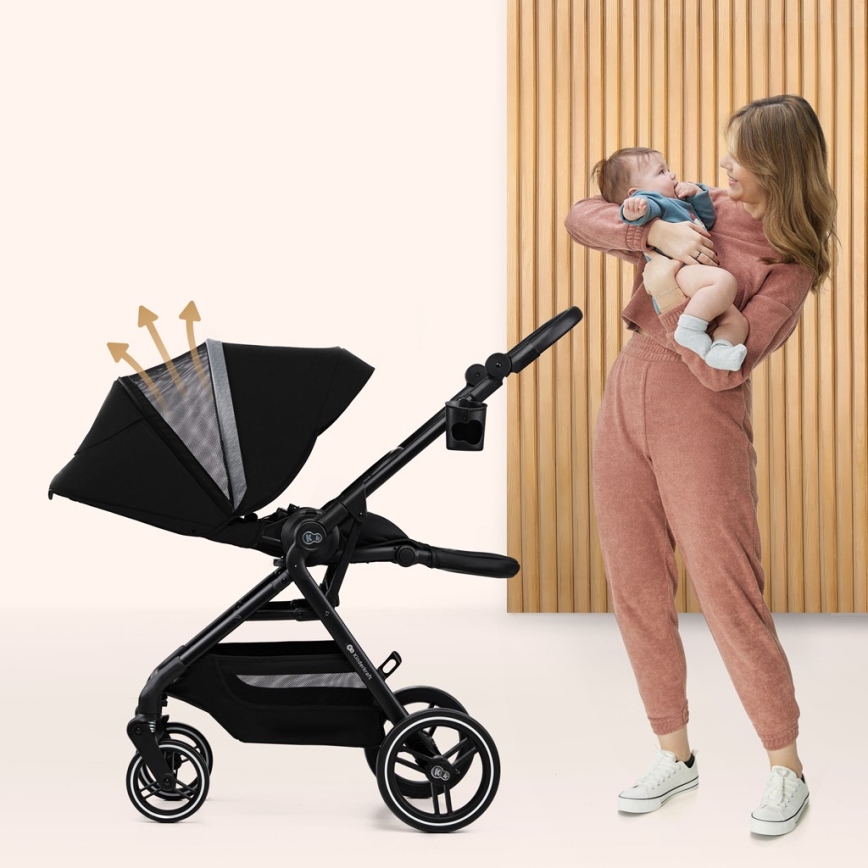 KINDERKRAFT SELECT - Cochecito YOXI Pure negro