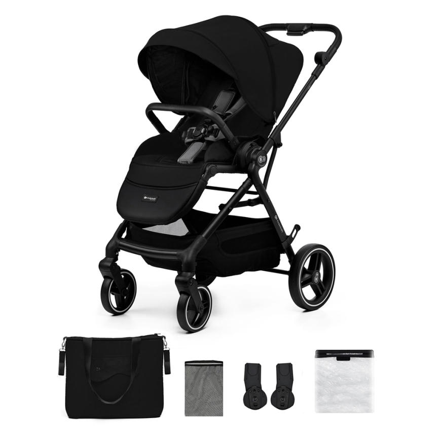 KINDERKRAFT SELECT - Cochecito YOXI Pure negro