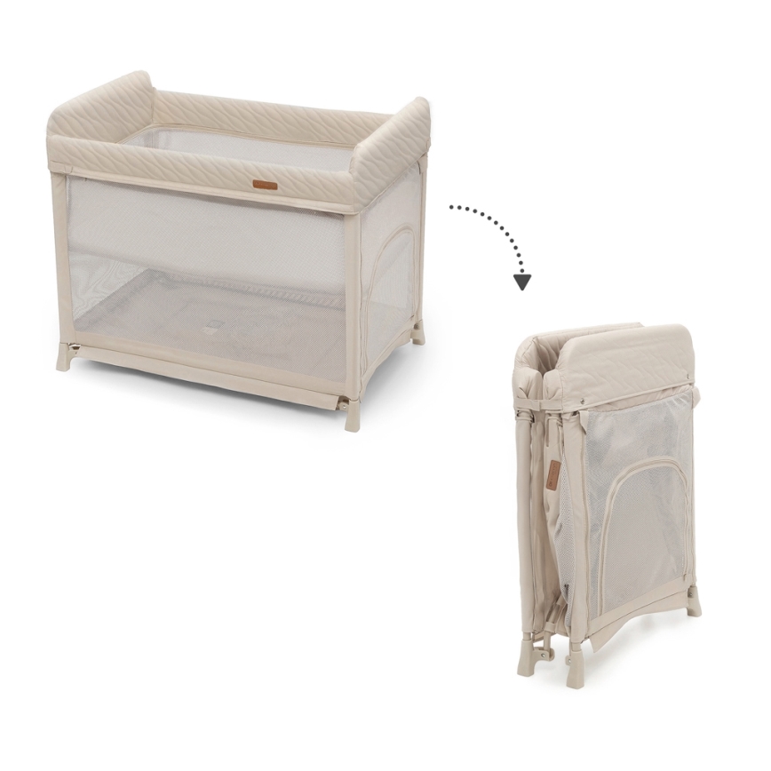 KINDERKRAFT SELECT - Cuna de viaje MOON DREAM beige