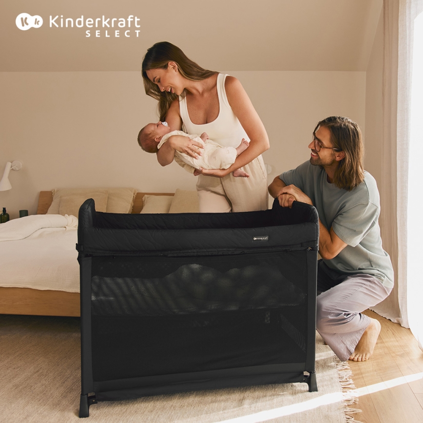 KINDERKRAFT SELECT - Cuna de viaje MOON DREAM negro