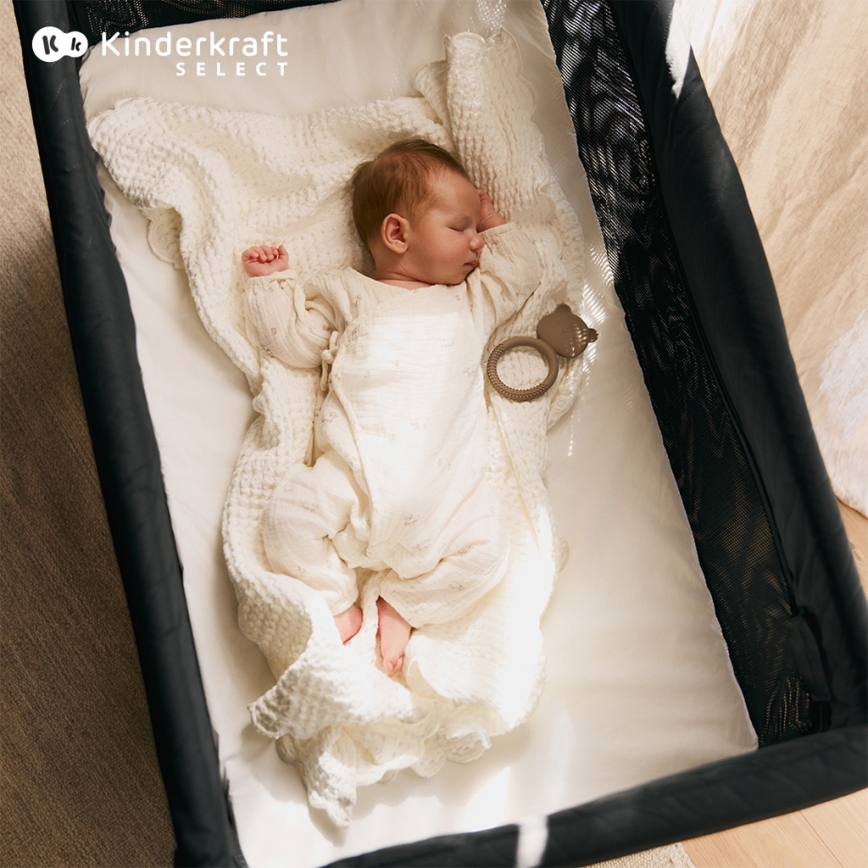 KINDERKRAFT SELECT - Cuna de viaje MOON DREAM negro