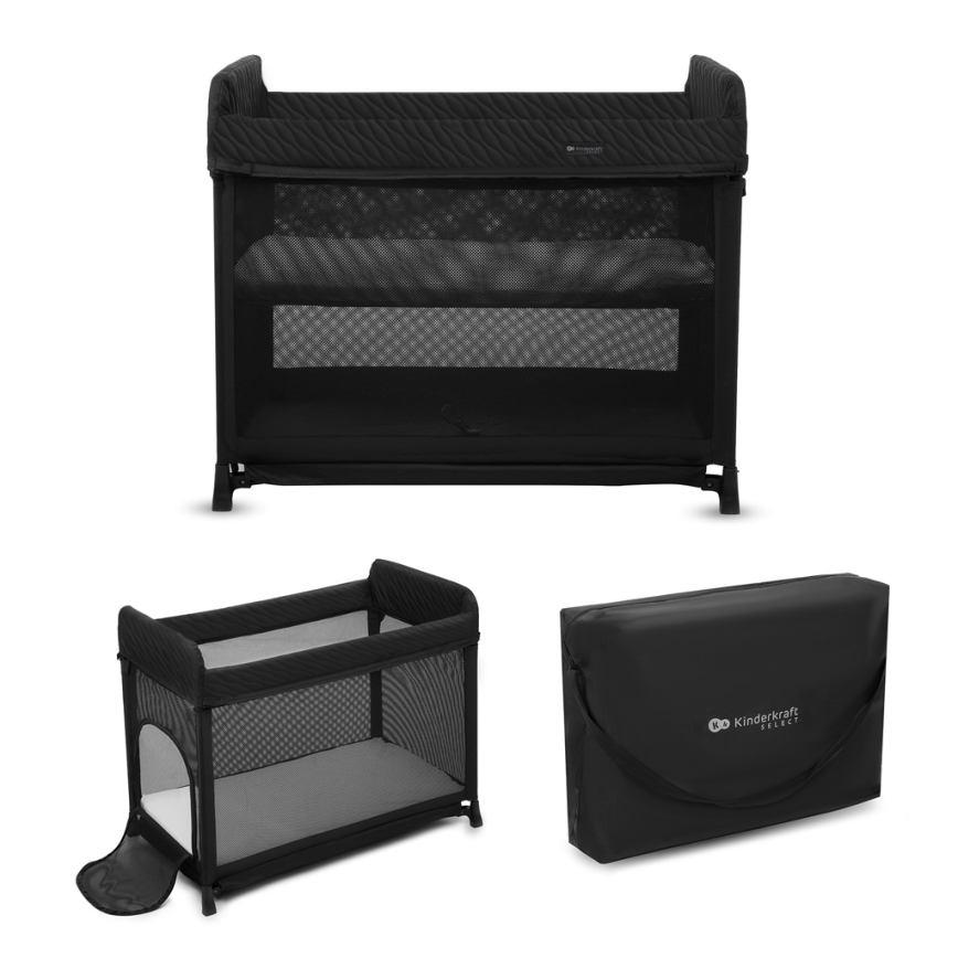 KINDERKRAFT SELECT - Cuna de viaje MOON DREAM negro