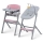 KINDERKRAFT SELECT - Silla de comedor para niños 3en1 LIVY Premium Aster rosa + tumbona CALMEE