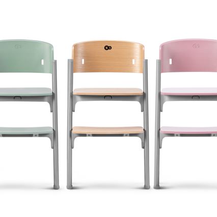 KINDERKRAFT SELECT - Silla de comedor para niños 3en1 LIVY Premium rosa Aster