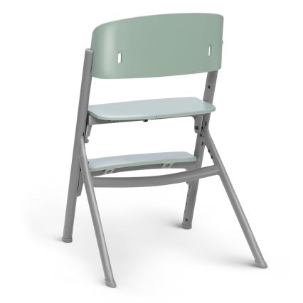 KINDERKRAFT SELECT - Silla de comedor para niños 3en1 LIVY Premium Olive Verde + tumbona CALMEE