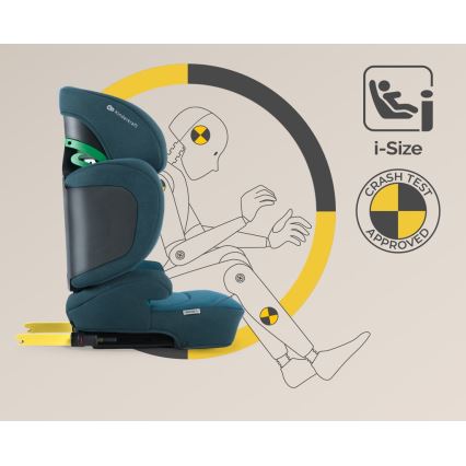KINDERKRAFT SELECT - Silla para coche XPAND 2 i-Tamaño (100-150 cm) Premium Harbour azul