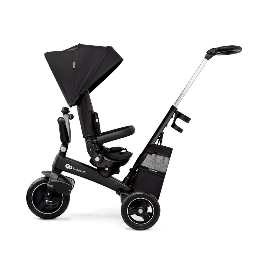 KINDERKRAFT SELECT - Triciclo infantil 5en1 EASYTWIST Premium negro