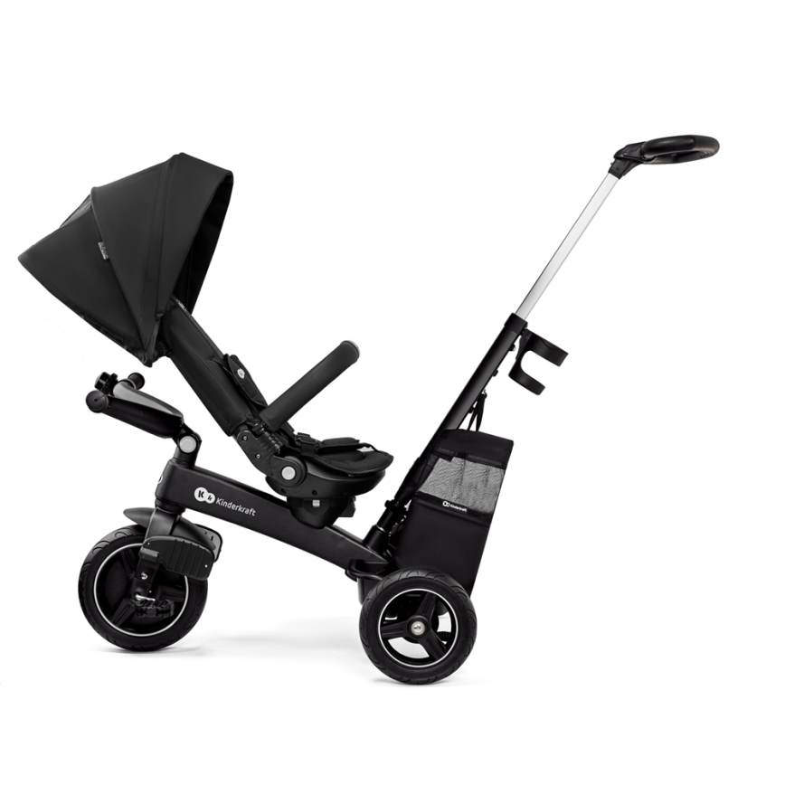 KINDERKRAFT SELECT - Triciclo infantil 5en1 EASYTWIST Premium negro