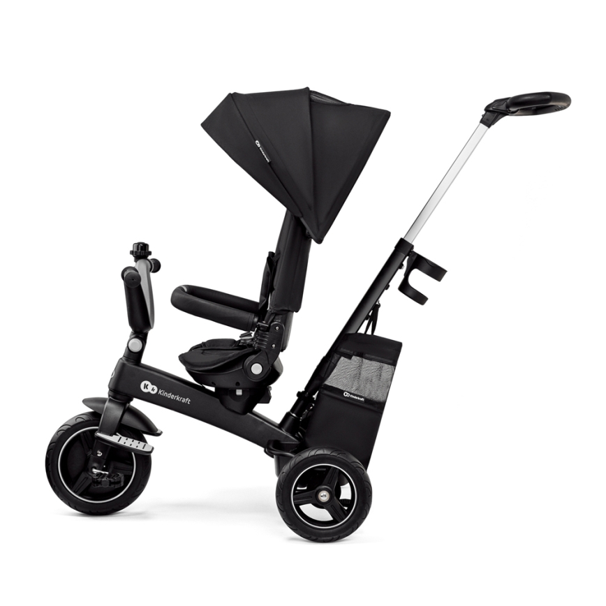 KINDERKRAFT SELECT - Triciclo infantil 5en1 EASYTWIST Premium negro