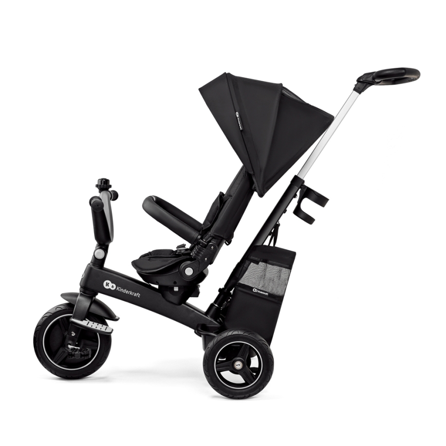 KINDERKRAFT SELECT - Triciclo infantil 5en1 EASYTWIST Premium negro
