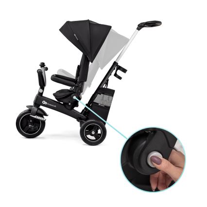 KINDERKRAFT SELECT - Triciclo infantil 5en1 EASYTWIST Premium negro
