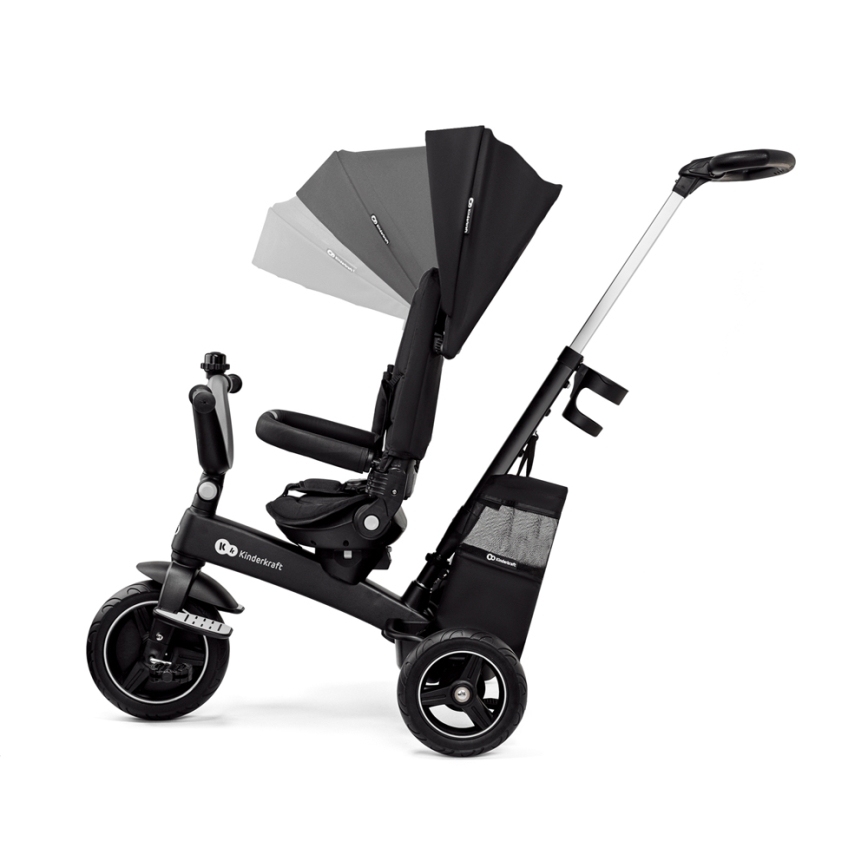 KINDERKRAFT SELECT - Triciclo infantil 5en1 EASYTWIST Premium negro