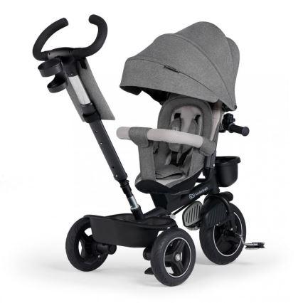 KINDERKRAFT - Triciclo infantil 5en1 SPINSTEP gris