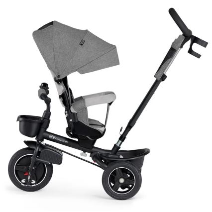 KINDERKRAFT - Triciclo infantil 5en1 SPINSTEP gris