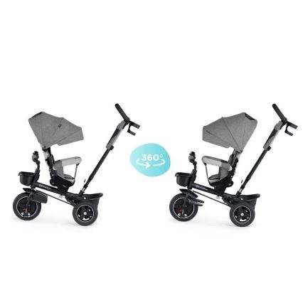 KINDERKRAFT - Triciclo infantil 5en1 SPINSTEP gris