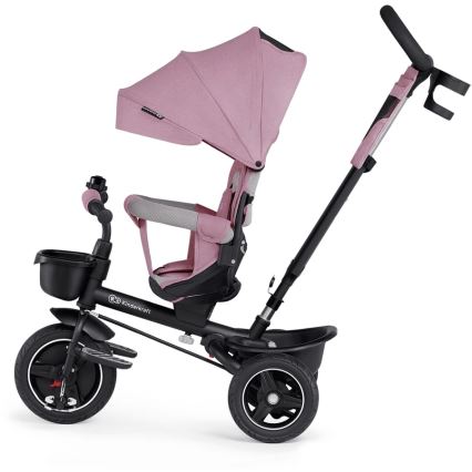 KINDERKRAFT - Triciclo infantil 5en1 SPINSTEP rosa