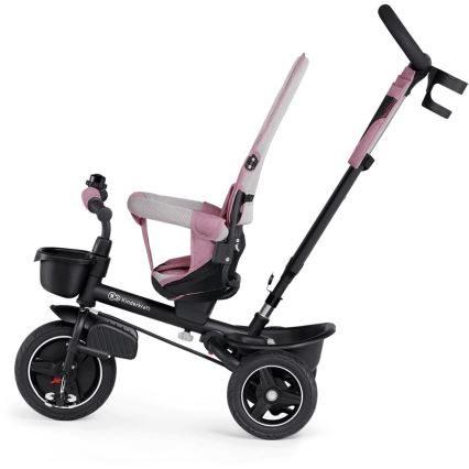 KINDERKRAFT - Triciclo infantil 5en1 SPINSTEP rosa