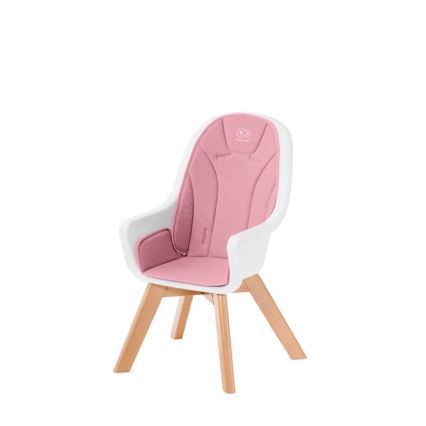 KINDERKRAFT - Silla de comedor infantil 2en1 TIXI rosa