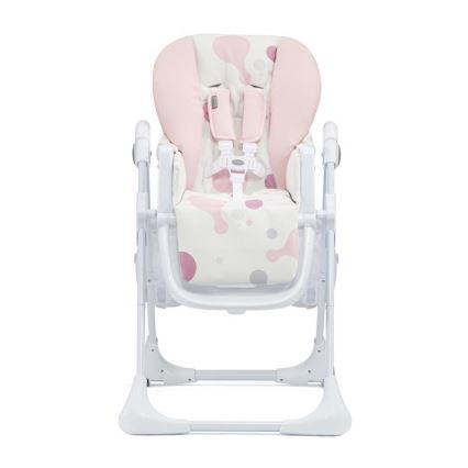 KINDERKRAFT - Silla de comedor infantil YUMMY rosa/blanco