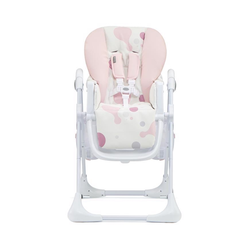 KINDERKRAFT - Silla de comedor infantil YUMMY rosa/blanco