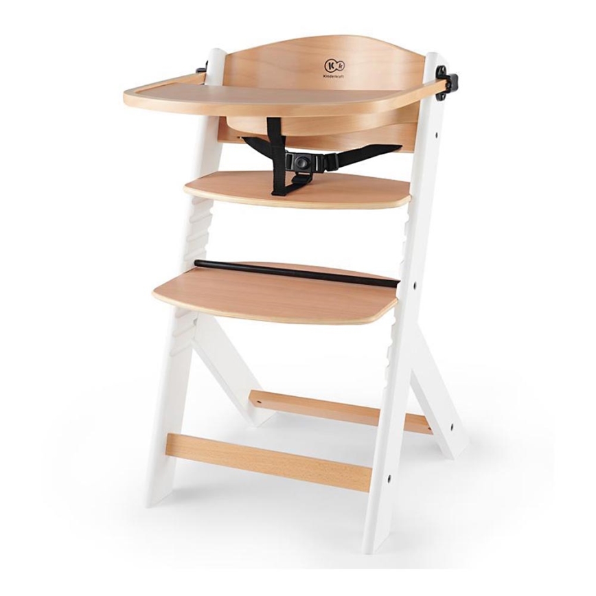 KINDERKRAFT - Silla de comedor para niños ENOCK blanco