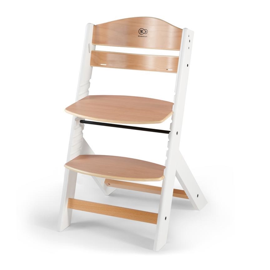 KINDERKRAFT - Silla de comedor para niños ENOCK blanco