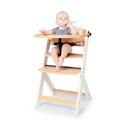 KINDERKRAFT - Silla de comedor para niños ENOCK blanco