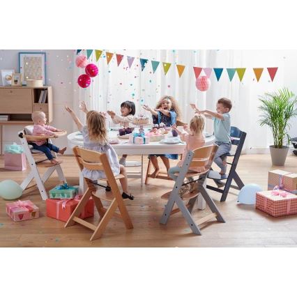 KINDERKRAFT - Silla de comedor para niños ENOCK blanco