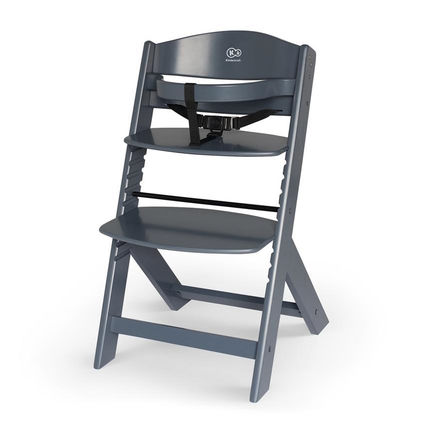 KINDERKRAFT - Silla de comedor para niños ENOCK gris