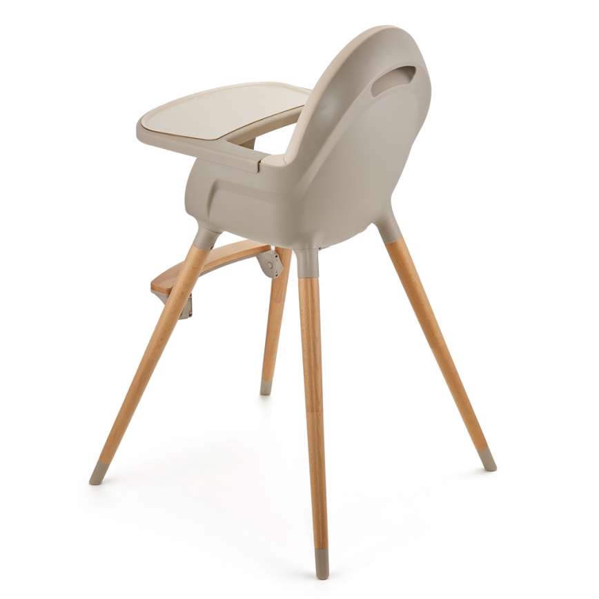 KINDERKRAFT - Silla de comedor para niños FINI2 haya/beige