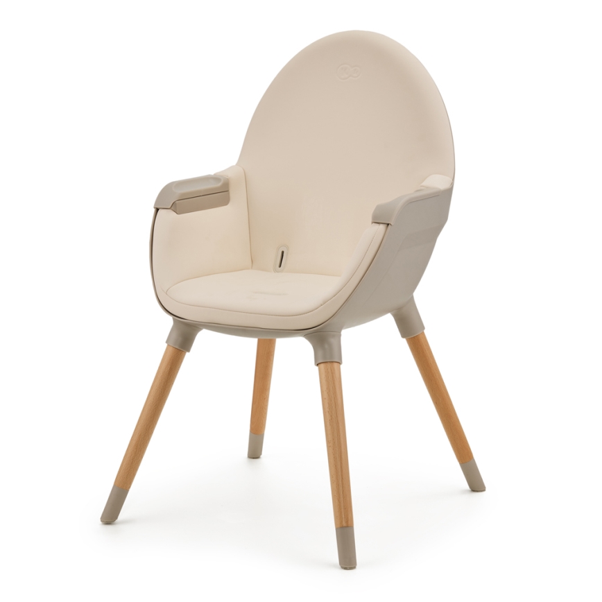 KINDERKRAFT - Silla de comedor para niños FINI2 haya/beige