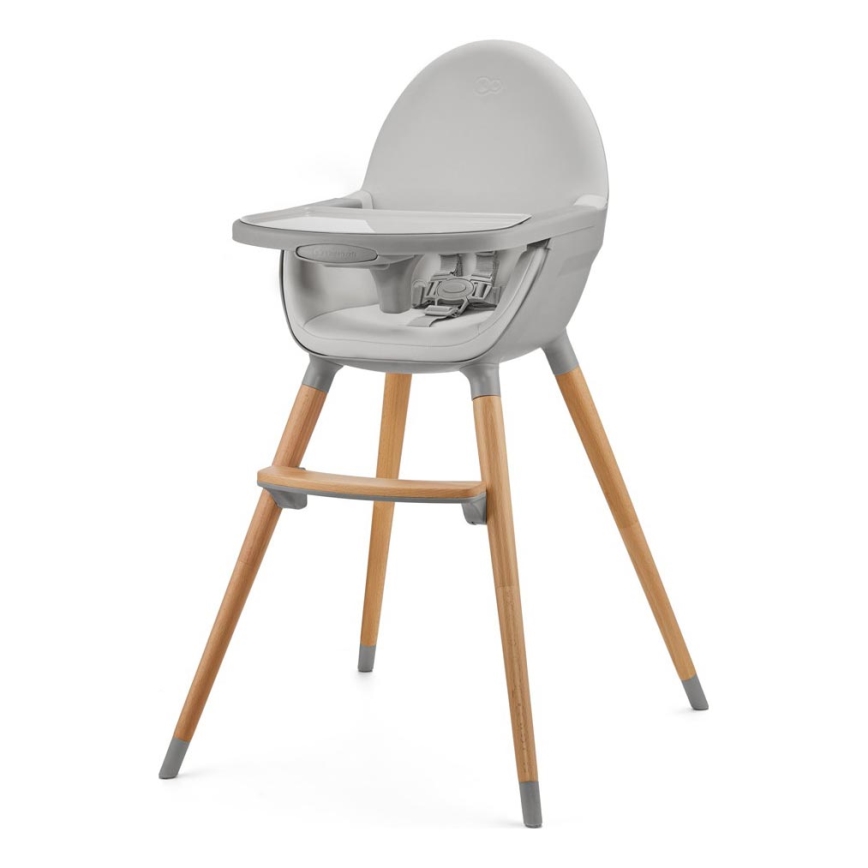 KINDERKRAFT - Silla de comedor para niños FINI2 haya/gris