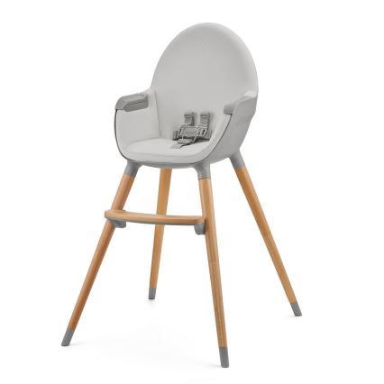 KINDERKRAFT - Silla de comedor para niños FINI2 haya/gris