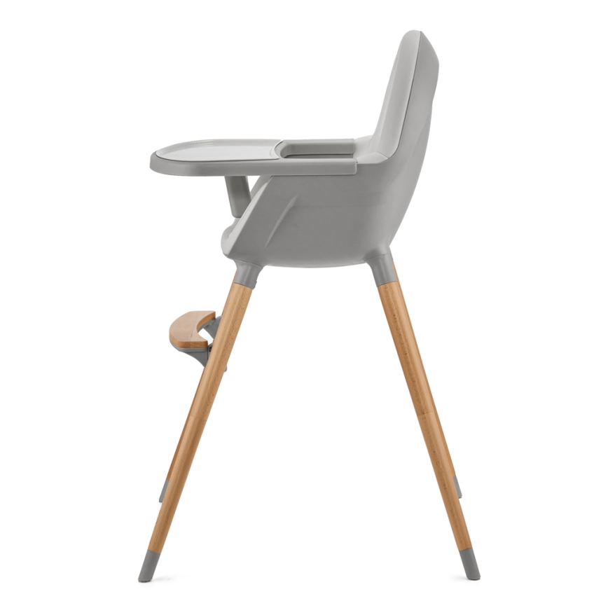 KINDERKRAFT - Silla de comedor para niños FINI2 haya/gris