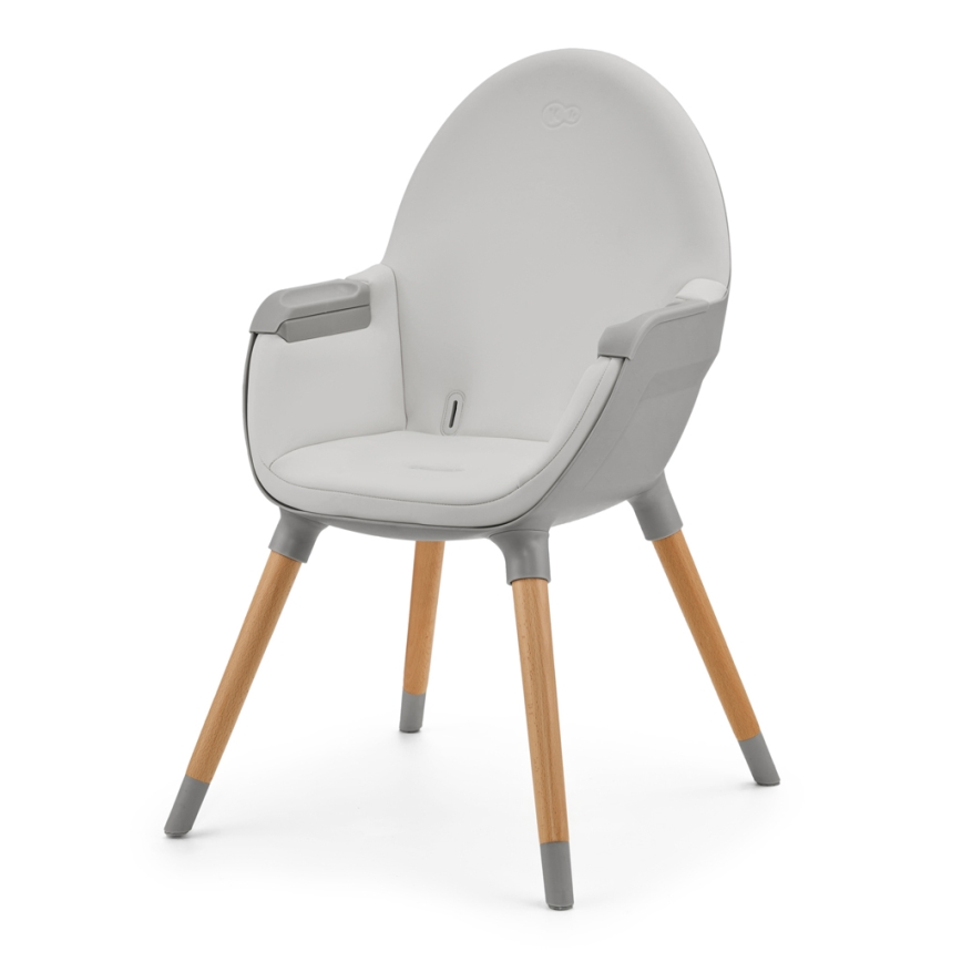 KINDERKRAFT - Silla de comedor para niños FINI2 haya/gris