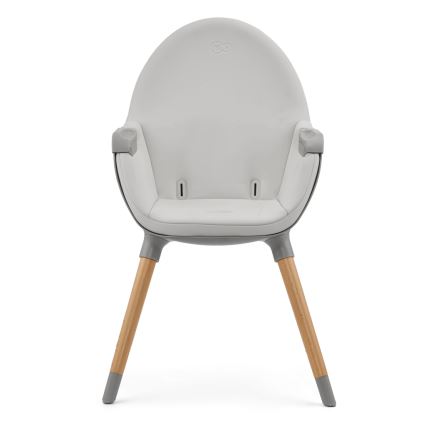 KINDERKRAFT - Silla de comedor para niños FINI2 haya/gris