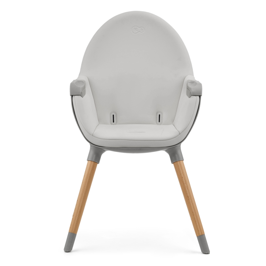 KINDERKRAFT - Silla de comedor para niños FINI2 haya/gris